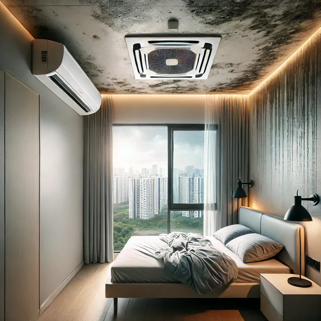 What is the main cause of mould in Singapore.